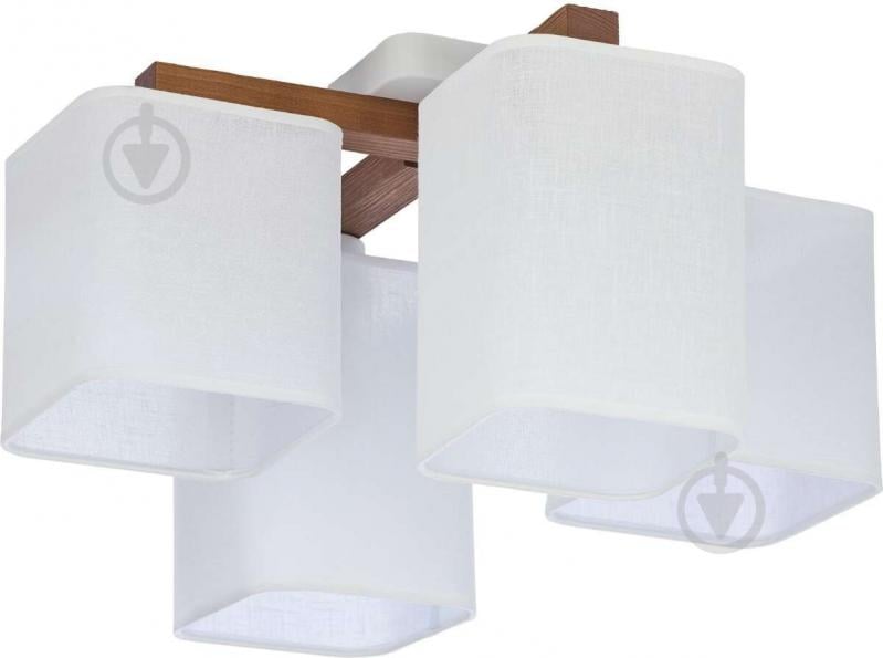 ВІТРИНА! Люстра стельова TK Lighting Tora 4x60 Вт E27 білий 4163 - фото 1 ВІТРИНА! Люстра стельова TK Lighting Tora 4x60 Вт E27 білий 4163 - фото 1