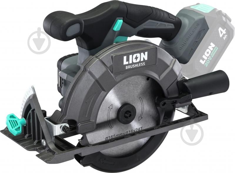 Пила дисковая LION BC1-20BL-165AL с аккумулятором и зарядным устройством - фото 14 Пила дисковая LION BC1-20BL-165AL с аккумулятором и зарядным устройством - фото 14