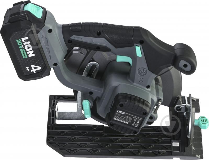 Пила дисковая LION BC1-20BL-165AL с аккумулятором и зарядным устройством - фото 3 Пила дисковая LION BC1-20BL-165AL с аккумулятором и зарядным устройством - фото 3