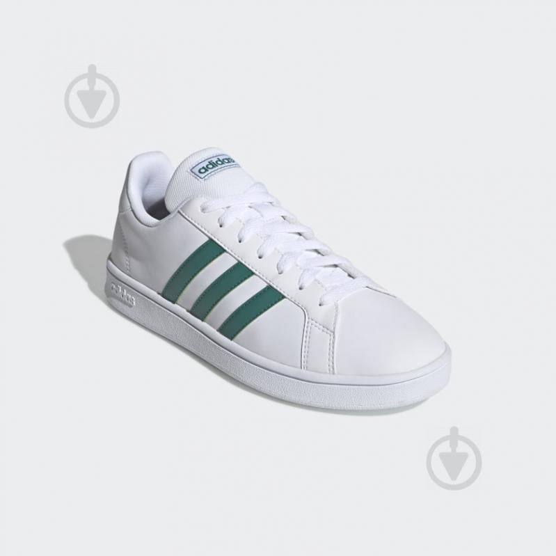 Кроссовки мужские демисезонные Adidas GRAND COURT BASE EE7905 р.40 2/3 белые - фото 5