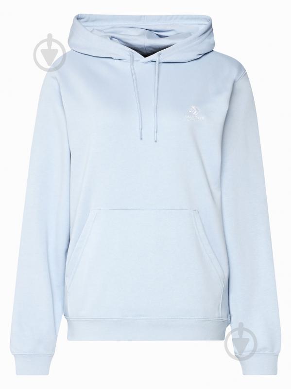 Джемпер Converse STANDARD FIT LEFT CHEST STAR CHEV EMB HOODIE FT 10023874-A37 р.L голубой - фото 1