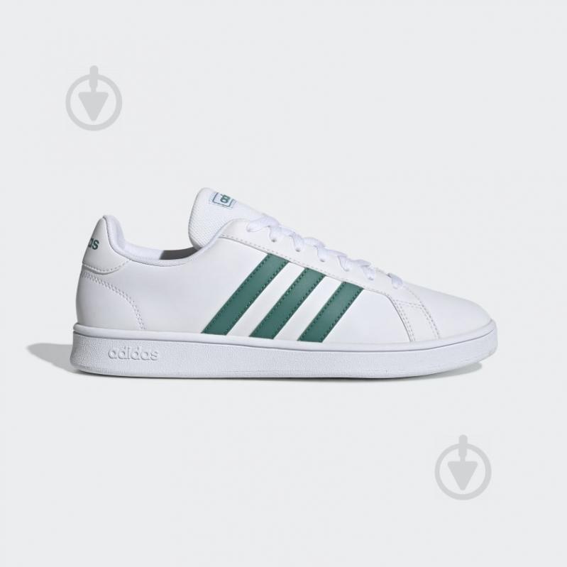 Кроссовки мужские демисезонные Adidas GRAND COURT BASE EE7905 р.44 2/3 белые - фото 1