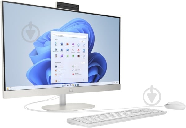 Моноблок HP All-in-One 27" (A45E2EA) white - фото 4