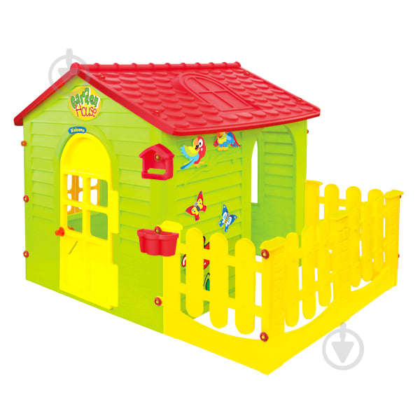 Игровой домик Mochtoys с террасой 165x120x120,5 см - фото 1