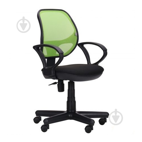 Крісло AMF Art Metal Furniture Чат/АМФ-4 А-1 чорний/салатовий - фото 1 Крісло AMF Art Metal Furniture Чат/АМФ-4 А-1 чорний/салатовий - фото 1