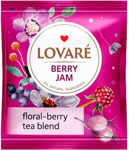 Чай Lovare «Berry Jam» пакетований (24x1,5 г) 24 шт. - фото 3