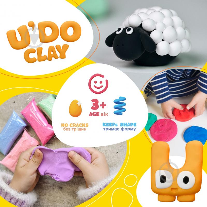 Воздушная лепка Strateg U'DO Clay 51 шт. 30921 - фото 3 Воздушная лепка Strateg U'DO Clay 51 шт. 30921 - фото 3