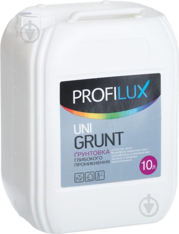 Грунтовка глубокопроникающая PROFILUX Uni Grunt Profilux 10 л - фото 1