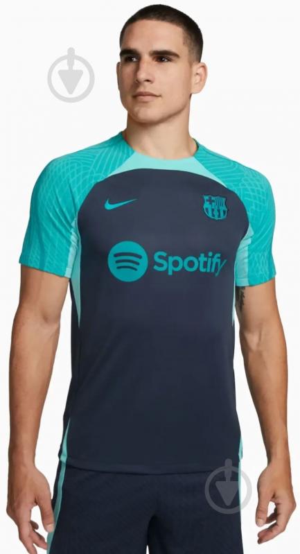 Футболка Nike FC Barcelona 23/24 Strike DZ0783-438 р.XL зеленый - фото 1