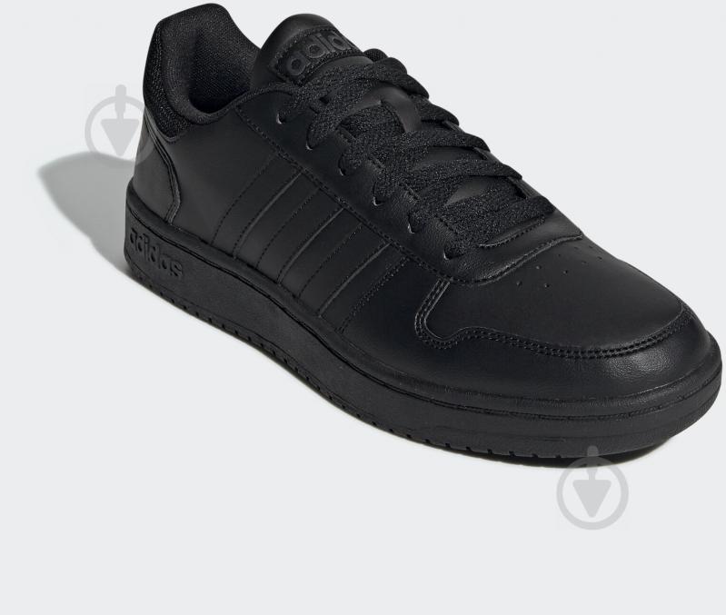 Кроссовки мужские демисезонные Adidas HOOPS 2.0 EE7422 р.46 2/3 черные - фото 4