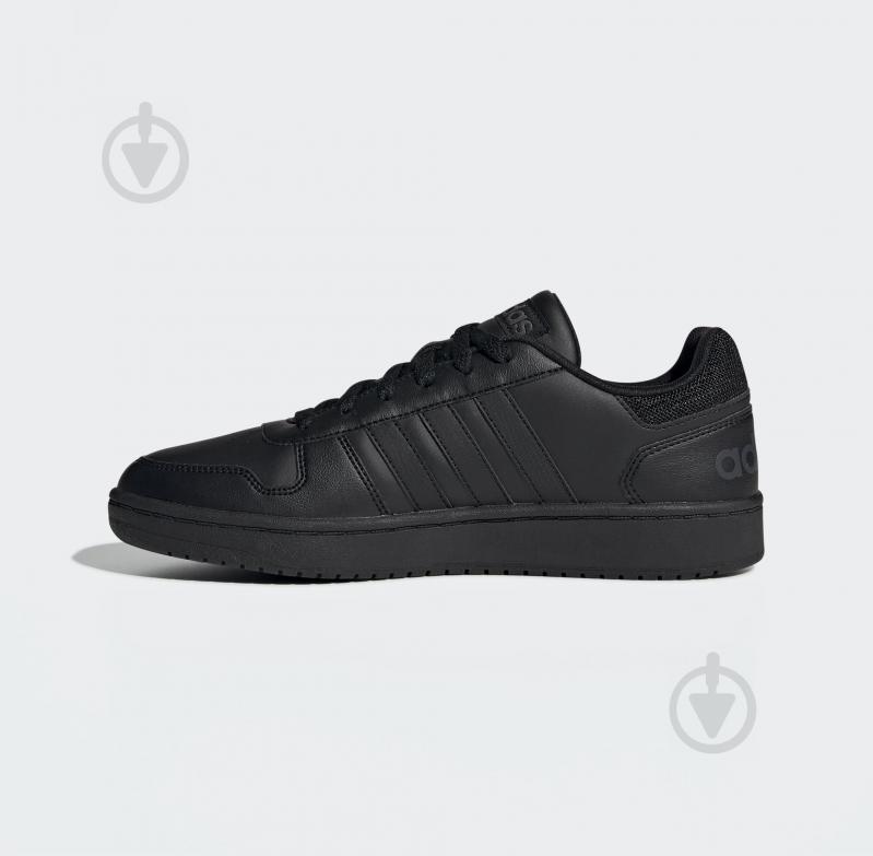 Кроссовки мужские демисезонные Adidas HOOPS 2.0 EE7422 р.46 2/3 черные - фото 6