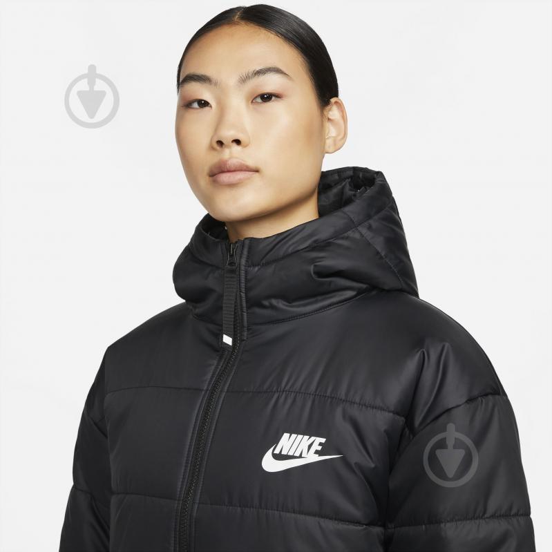 Куртка жіноча Nike W NSW TF RPL CLASSIC HD PARKA DJ6999-010 р.XS чорна - фото 4