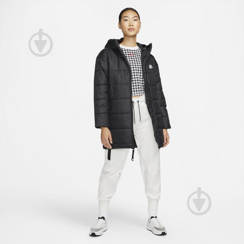 Куртка жіноча Nike W NSW TF RPL CLASSIC HD PARKA DJ6999-010 р.XS чорна - фото 6