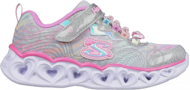 Кроссовки для девочек демисезонные Skechers HEART LIGHTS 302316L SMLT р.32 разноцветные - фото 1