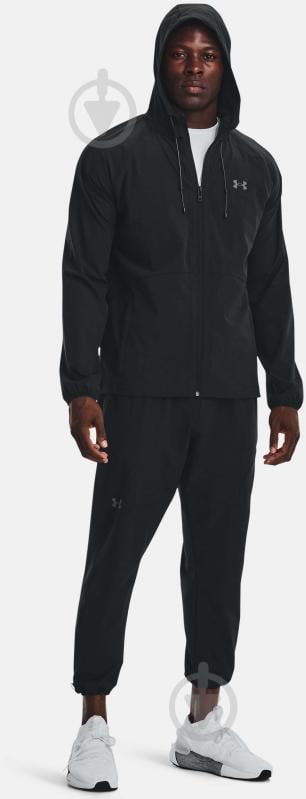 Джемпер Under Armour STRETCH WOVEN WINDBREAKER 1377171-001 р. S чорний - фото 3