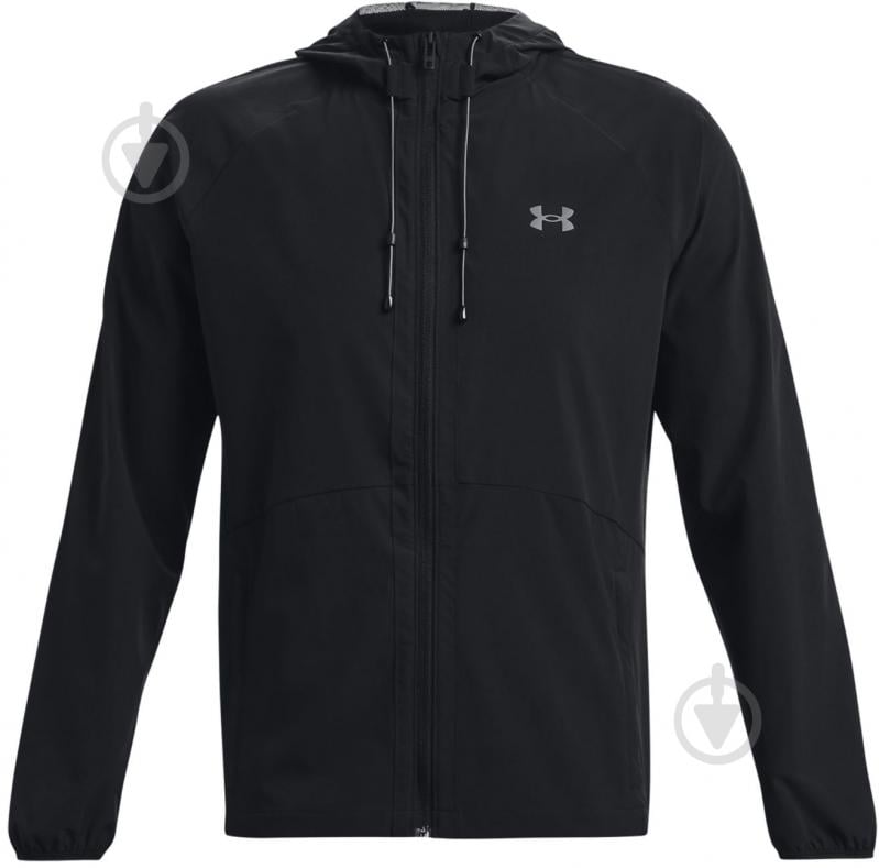 Джемпер Under Armour STRETCH WOVEN WINDBREAKER 1377171-001 р. S чорний - фото 4