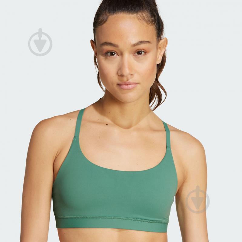 Бра Adidas ALL ME LS BRA JD1974 р.M-C/D зелений - фото 3 Бра Adidas ALL ME LS BRA JD1974 р.M-C/D зелений - фото 3