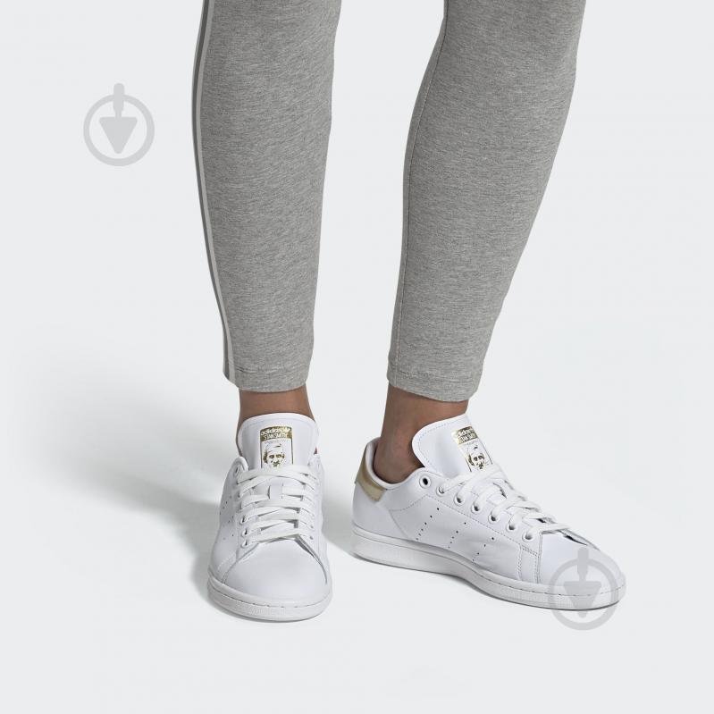 Кроссовки женские демисезонные Adidas STAN SMITH W EE8836 р.37 1/3 белые - фото 10