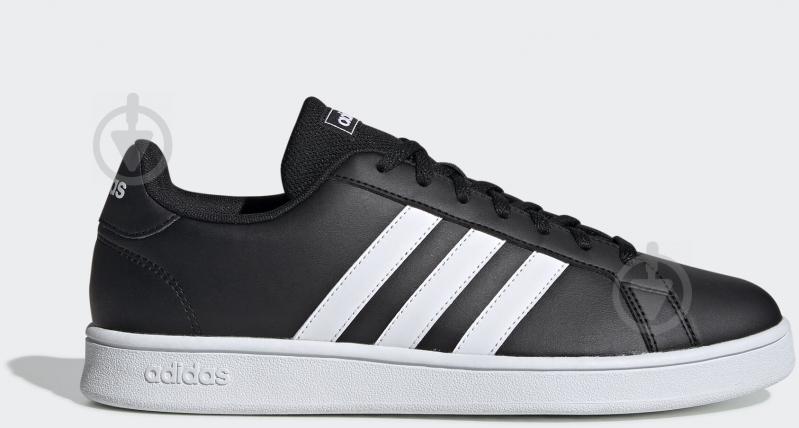 Кроссовки мужские зимние Adidas GRAND COURT BASE EE7900 р.40 2/3 черные - фото 1