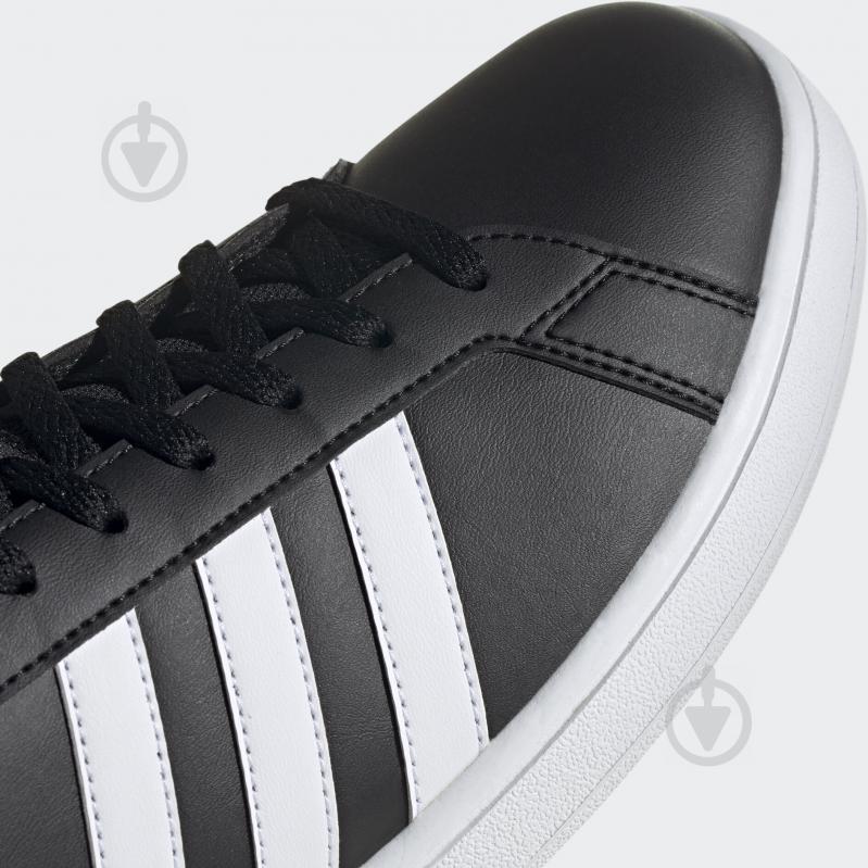 Кроссовки мужские зимние Adidas GRAND COURT BASE EE7900 р.40 2/3 черные - фото 9