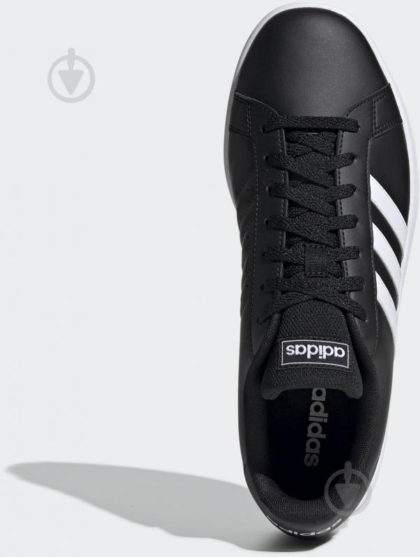 Кроссовки мужские зимние Adidas GRAND COURT BASE EE7900 р.41 1/3 черные - фото 2