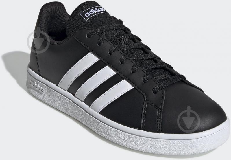 Кроссовки мужские зимние Adidas GRAND COURT BASE EE7900 р.41 1/3 черные - фото 4