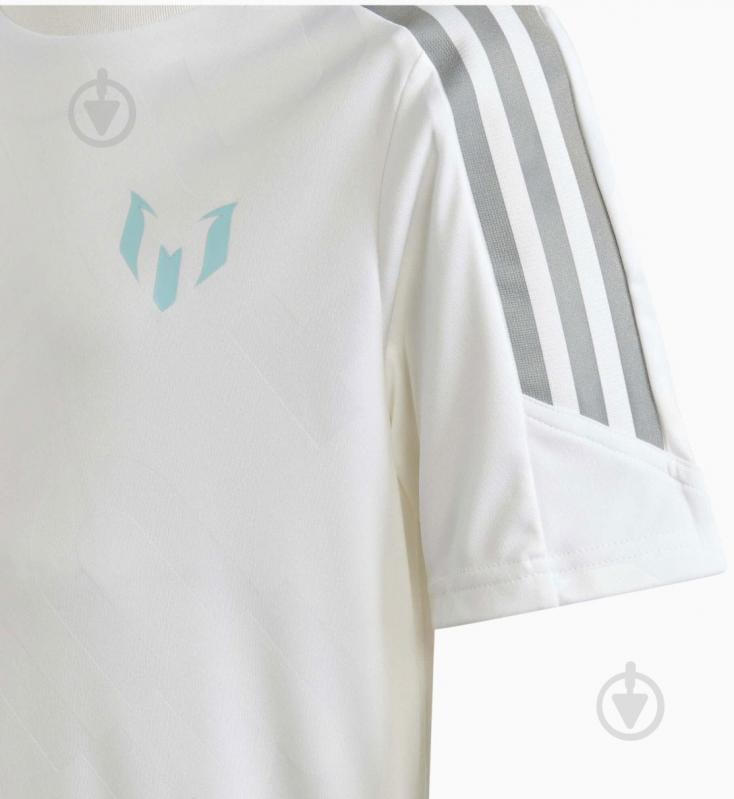 Футболка Adidas Messi Training Junior IJ4941 р.152 белый - фото 4