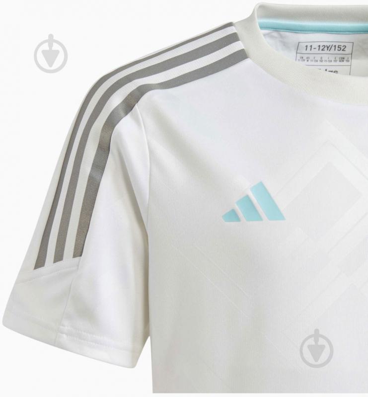 Футболка Adidas Messi Training Junior IJ4941 р.152 белый - фото 3