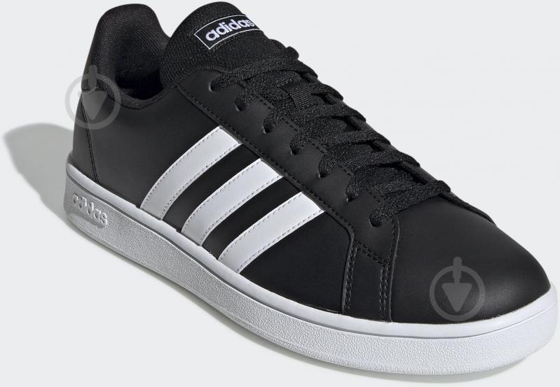 Кроссовки мужские зимние Adidas GRAND COURT BASE EE7900 р.43 1/3 черные - фото 4