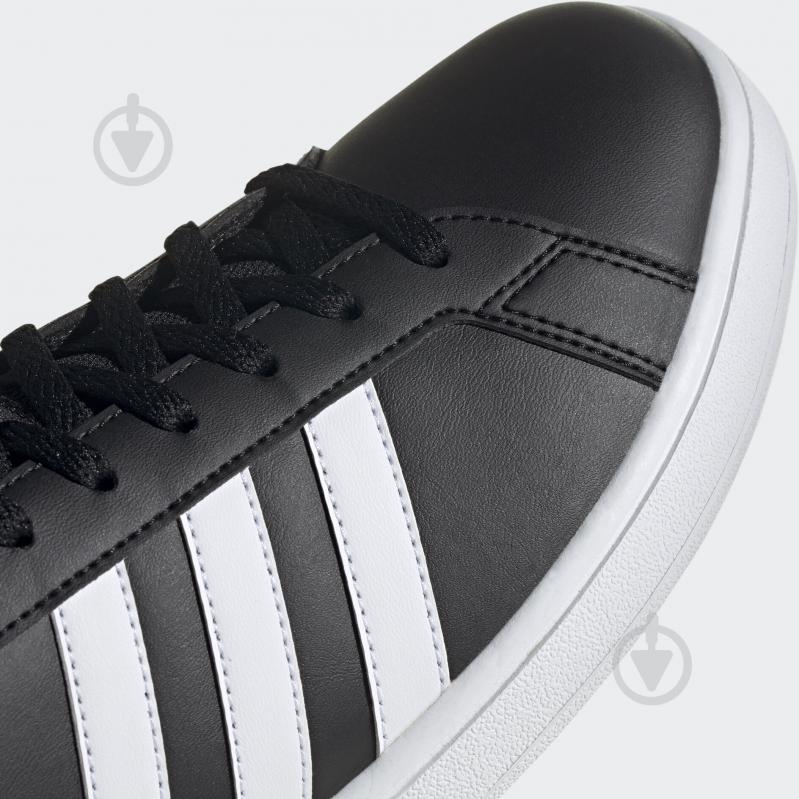 Кроссовки мужские зимние Adidas GRAND COURT BASE EE7900 р.43 1/3 черные - фото 9