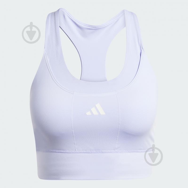 Бра Adidas RUN PKT MS BRA JI5991 р.M-C/D фиолетовый - фото 7