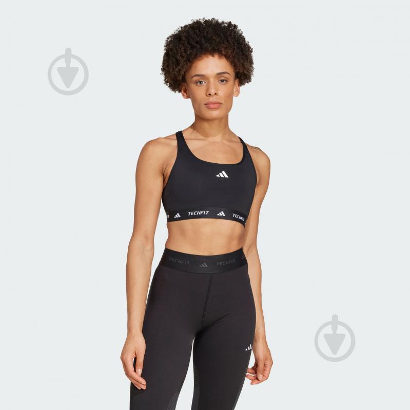 Бра Adidas TF MS BRA IT2400 р.M-C/D черный - фото 1