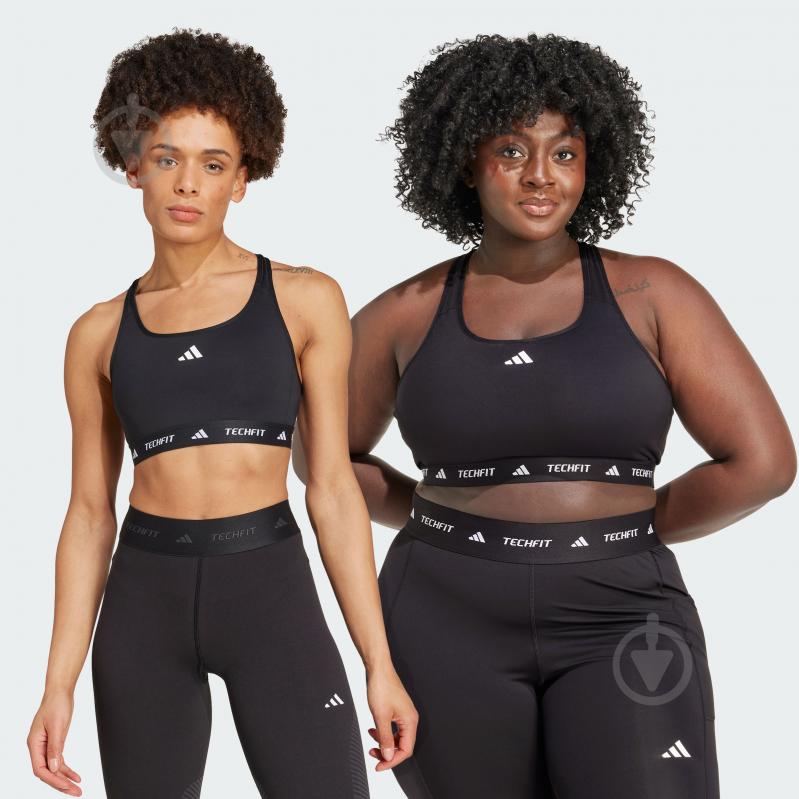 Бра Adidas TF MS BRA IT2400 р.M-C/D черный - фото 6