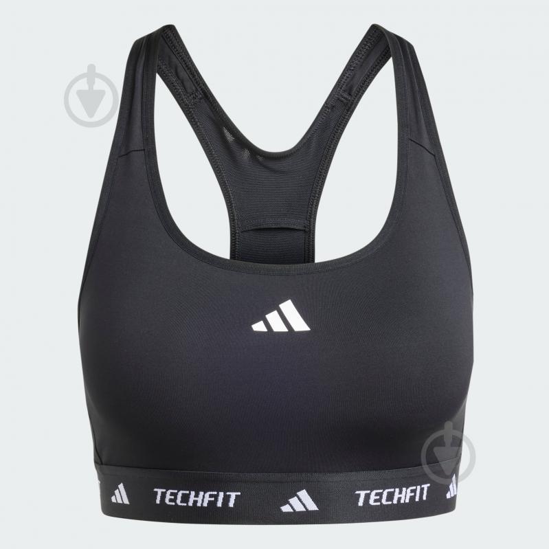 Бра Adidas TF MS BRA IT2400 р.M-C/D черный - фото 8