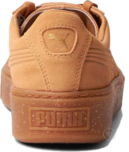 Кроссовки женские демисезонные Puma Suede Platform Speckled Wn s 36370701 р.36 бежевые - фото 4