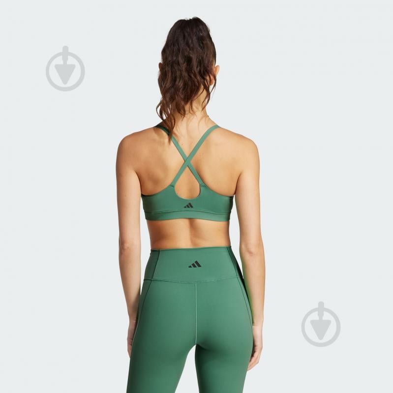 Бра Adidas ALL ME LS BRA JD1974 р.S-A/B зеленый - фото 2 Бра Adidas ALL ME LS BRA JD1974 р.S-A/B зеленый - фото 2