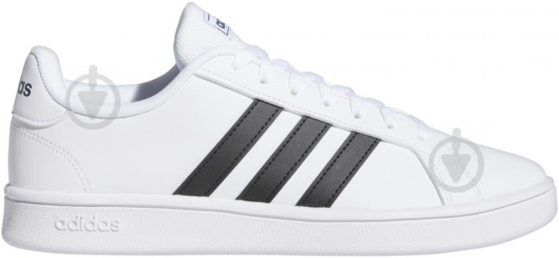 Adidas grand court all white best sale