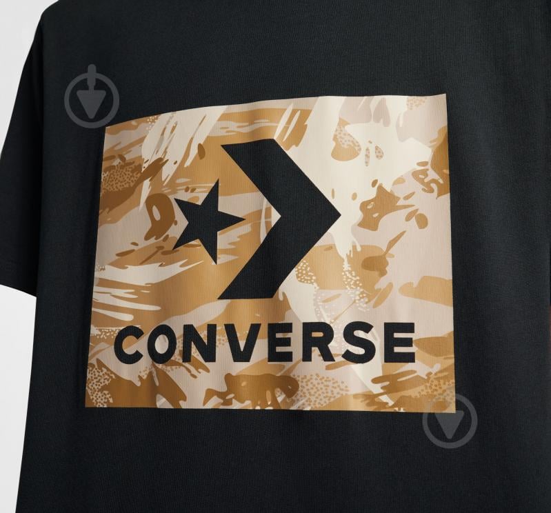 Футболка Converse STAR CHEV BRUSH STROKE KNOCK OUT CAMO FILL 10026575-A01 р.M чорний - фото 4