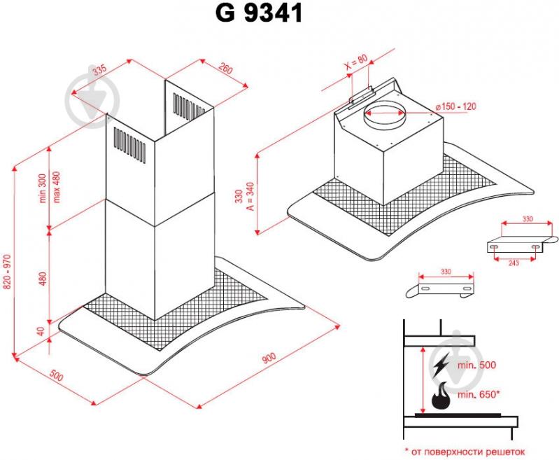Витяжка Perfelli G 9341 I - фото 5