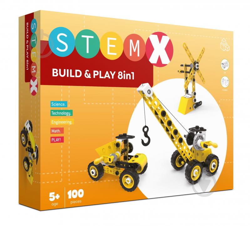 Конструктор Steam 8 в 1 на 100 деталей 6873945 - фото 2