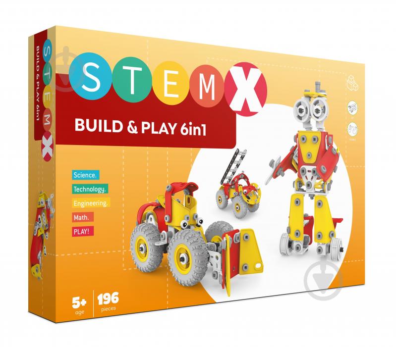 Конструктор Steam 6 в 1 на 196 деталей 7093910 - фото 2 Конструктор Steam 6 в 1 на 196 деталей 7093910 - фото 2