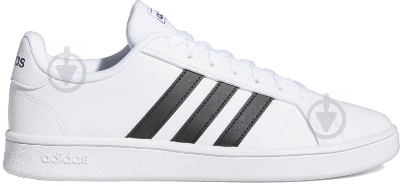 Кросівки чоловічі демісезонні Adidas GRAND COURT BASE EE7904 р.47 1/3 білі - фото 1