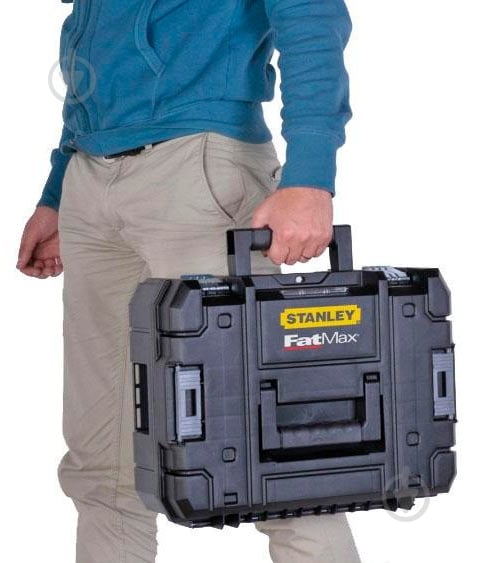 Ящик для ручного инструмента Stanley FatMax TSTAK II 44 x 33.17 x 17.6 см FMST1-71966 - фото 3 Ящик для ручного инструмента Stanley FatMax TSTAK II 44 x 33.17 x 17.6 см FMST1-71966 - фото 3