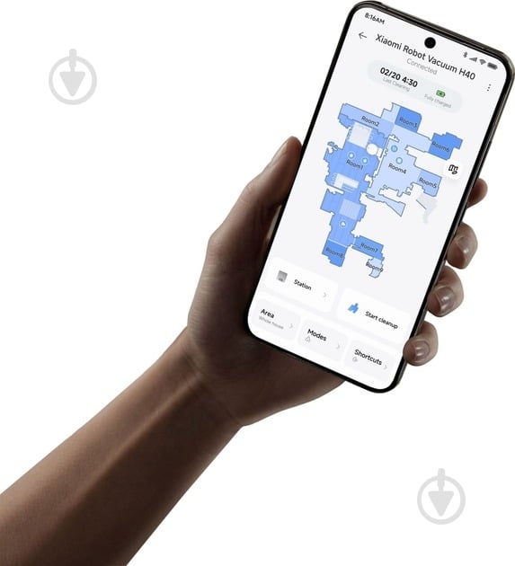 Робот-пылесос моющий Xiaomi Robot Vacuum H40 white - фото 12