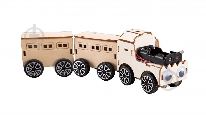 Конструктор деревянный Steam Поезд 7143403 - фото 3