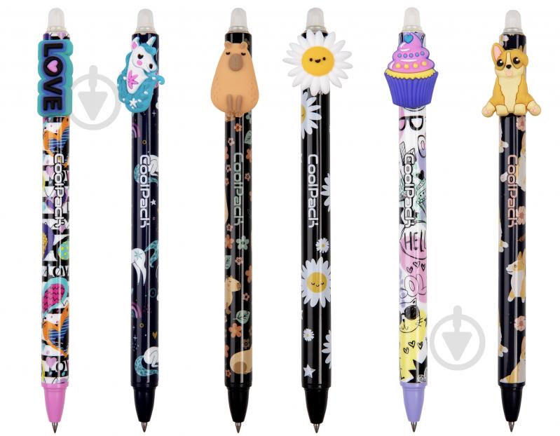 Ручка CoolPack пиши-стирай 0,5 синяя Love - фото 2 Ручка CoolPack пиши-стирай 0,5 синяя Love - фото 2