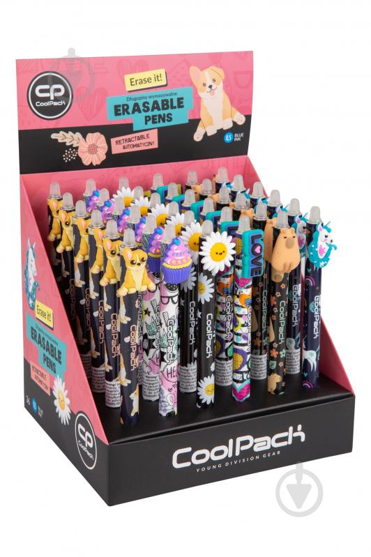 Ручка CoolPack пиши-стирай 0,5 синяя Love - фото 1 Ручка CoolPack пиши-стирай 0,5 синяя Love - фото 1