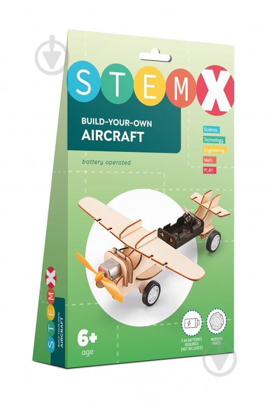 Конструктор деревянный Steam Самолет 7078449 - фото 2