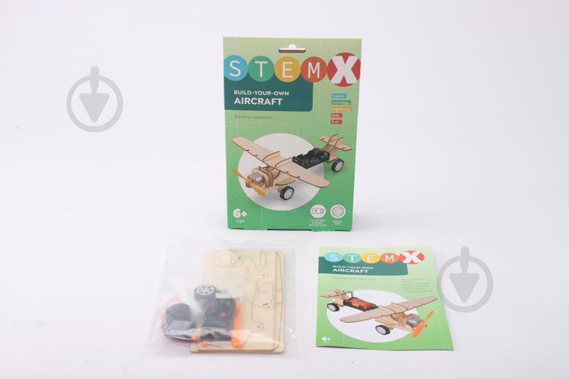 Конструктор деревянный Steam Самолет 7078449 - фото 3