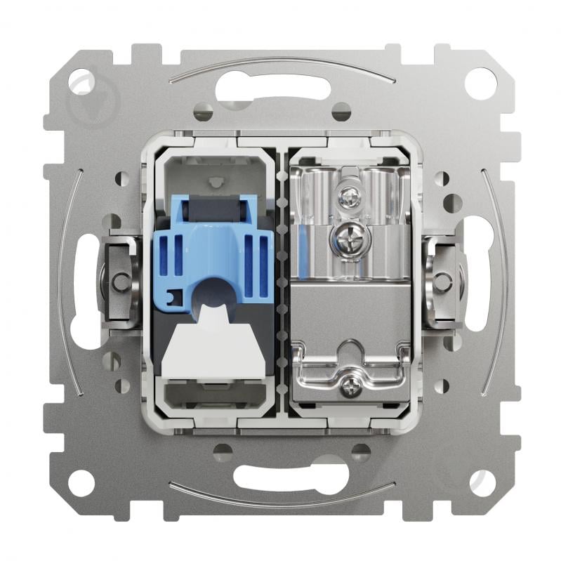 Розетка TV+RJ45 подвійна Schneider Electric Sedna Design CAT6 білий SDD111469T - фото 4